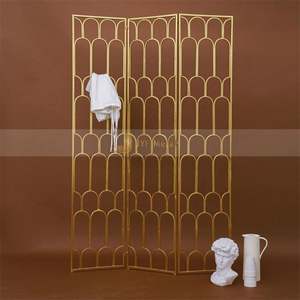 Oval Mirror Decorative Glass Partition <b>Wall</b> Divider with Stainless Steel Frame Waterproof and Easy Installation - Product Image 2