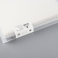 Couverture de reliure à anneaux en PP Coque transparente et propre pour ordinateur portable Accessoire de bureau rechargeable en matériau PP