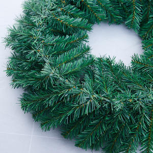 Couronnes vertes 24 pouces 60cm pour décorations <span class=keywords><strong>de</strong></span> porte d'entrée pour couronnes <span class=keywords><strong>de</strong></span> Noël - Product Image 4