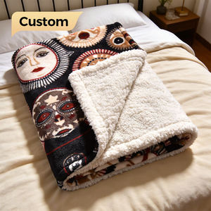 Coperta Personalizzata Ujoy Eco-Friendly di Lusso con Stampa Cartoon, Morbida e Calda per Divano, per Tutte le Stagioni - Product Image 1