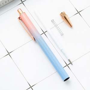 Custom Glitter Metal Click <b>Pens</b> - Promotional Gifts with Logo Printing, <b>Refillable</b> Ballpoint <b>Pens</b> - Product Image 4