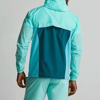 Veste coupe-vent personnalisée grande taille à blocs de couleur 100% polyester coupe-vent pour hommes