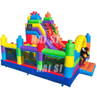 Nouveauté Fête en plein air Location gonflable Legoing Thème Bounce House Combo Château gonflable Petit parc pour enfants