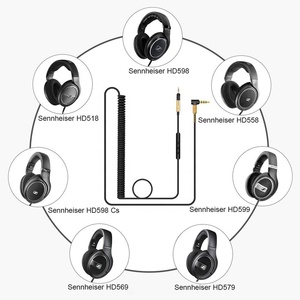 Para <span class=keywords><strong>Sennheiser</strong></span> HD595 HD598 HD558 HD518 <span class=keywords><strong>Cable</strong></span> de actualización de <span class=keywords><strong>Audio</strong></span> 1,2 m <span class=keywords><strong>Cable</strong></span> de vídeo de repuesto estéreo para <span class=keywords><strong>Sennheiser</strong></span> HD518 Cables de <span class=keywords><strong>Audio</strong></span> - Product Image 5