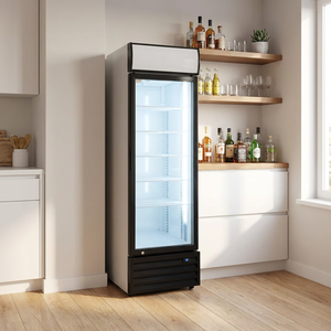 Refrigerador Exhibidor de Bebidas Enfriado por Estática LC-400 para Supermercados, Vitrina Refrigerada para Tiendas - Product Image 6