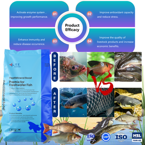 魚の成長ブースター動物飼料添加物動物飼料サプリメント水生鉱物ナマズ用ティラピア魚の成長ブースター - Product Image 2