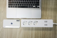 Soket steker cerdas Wifi Grosir Pabrik Outlet elektrik OEM 10A 16A AS dengan Alexa dan google Strip daya soket Cerdas Usb