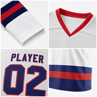Maillot d'entraînement de hockey sur glace pour équipes de club, adultes et jeunes, pour entraînements, compétitions et matchs, vente au détail, vente en gros et commandes d'équipes