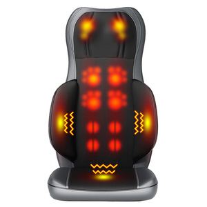 Neck <b>Back</b> Hip Massager <b>Cushion</b> With Heat And Kneading Massage For Home Use USB Rechargeable Infrared Therapy - Product Image 3