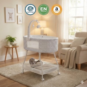 Nouveau berceau bébé robuste tendance 2026 en gros – Berceau bébé au design minimaliste - Product Image 5