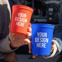 16 oz. Coupes de stade Coupes de stade en polypropylène personnalisées
