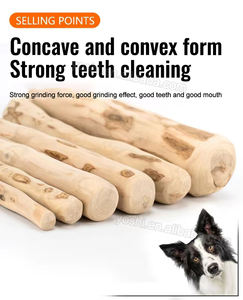 Multi dimensioni naturale sicuro caffè legno cane giocattolo da masticare in legno durevole in legno Pet giocattolo da masticare cane bastoncini da masticare per la pulizia dei denti formazione - Product Image 5