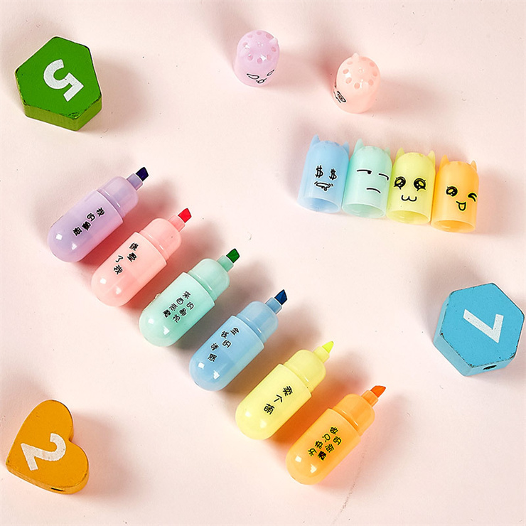 Милые китайские Оптовые офисные студенческие принадлежности для рисования канцелярские принадлежности готовые к отправке Короткие блестящие акварельные художественные маркеры набор кистей для ручек