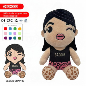 Juguetes de Peluche Personalizados OEM/ODM, Muñeca de Peluche, Accesorios de Cosplay, Almohada, Juguete de Peluche Suave para Bebés, Juguete de Peluche con Peso Personalizado - Product Image 1