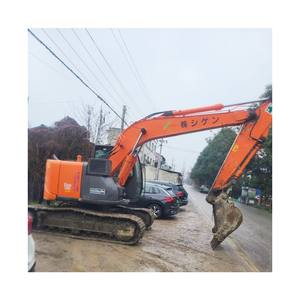 Excavadora usada Hitachi ZX135US 13,5 toneladas Excavadora hidráulica de orugas de segunda mano con componentes de núcleo originales de alta calidad - Product Image 1