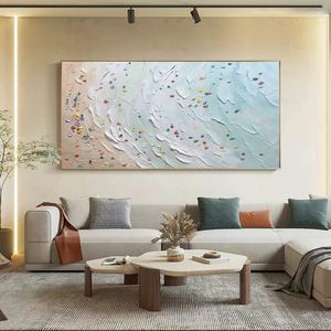 Grande Peinture Murale 3D Paysage Marin, Art Texturé de Natation en Mer, Cadeau Idéal pour l'Agencement de la Maison - Product Image 3
