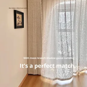 Morris cao cấp tùy chỉnh shaoxing rèm cửa mới Jacquard Chenille mất điện phong cách Pháp phòng khách phòng ngủ dọc tre mô hình - Product Image 2