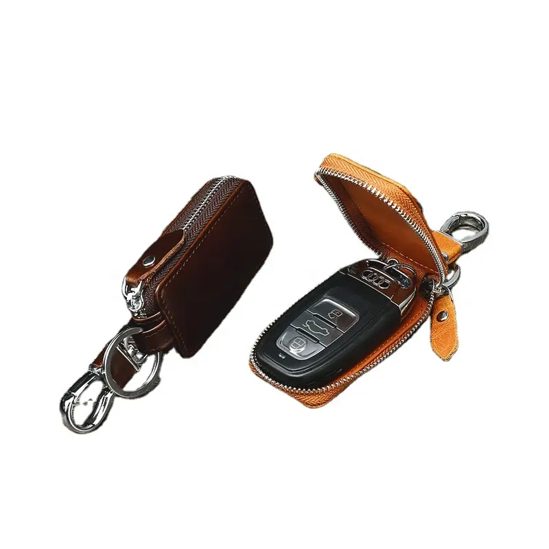 Multifunctional key bags convenient car key case zipper remote control access control car key holder manufacturers direct sale