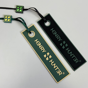 Tùy chỉnh thương hiệu Logo 3D Silicone vá cao su nhãn dập nổi PVC treo tag sang trọng - Product Image 3