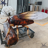 Cicade Animatronique : Modèle Robotique de Simulation d'Insecte pour Parcs d'Aventures Intérieurs/Extérieurs et Centres Commerciaux
