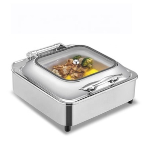 Professional stainless steel <span class=keywords><strong>hotel</strong></span> stove steel catering equipment buffet food warmer equipment for sale - Product Image 1