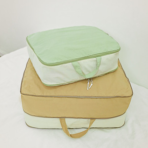 Bolsa de almacenamiento para edredones de algodón, impermeable, comprimible, de gran capacidad, portátil, con asa suave, para uso en el dormitorio - Product Image 5