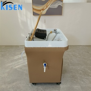 Kisen – Évier de lavage de cheveux populaire pour salon de coiffure et de beauté, avec bac en plastique réglable pour le lavage des cheveux - Product Image 6