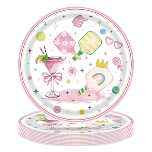 Nouvelle Décoration de Fête Thème Pickleball Muguang Yuntong : Assiettes en Carton Jetables, Nappe, Gobelets et Accessoires pour Activités de Team Building - Product Image 3