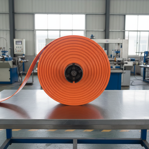 Tuyau plat en <span class=keywords><strong>PVC</strong></span> robuste de 4 pouces, rouleau de 100 m, pression de rupture de 10 bars, flexible et pliable, tuyau d'eau plat en <span class=keywords><strong>PVC</strong></span> - Product Image 1