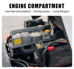 מלגזה דיזל 3 טון בעלת ביצועים גבוהים עם מנוע מסילה משותפת וחסכון בדלק, מתאימה לייצור מלגזות דיזל 3 טון - Product Image 4