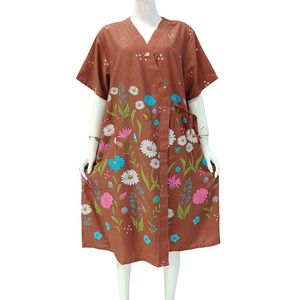 DS YUKATA Ropa de Dormir para Mujer, Ofrece Tela de Rayón Transpirable, Diseño Casual con Cuello Redondo, Relajación Absoluta - Product Image 5