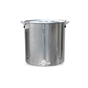 Réservoir de stockage de miel en acier inoxydable 50L avec porte de miel Think Honey Barrel pour équipement d'apiculture - Product Image 1