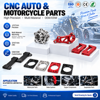 Pièces automobiles usinées CNC en alliage d'aluminium sur mesure OEM pour les assemblages de suspension et de direction