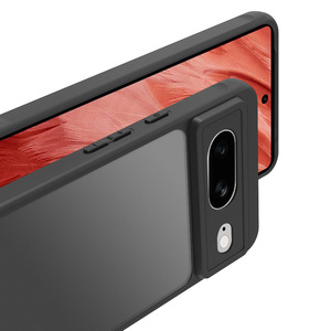Funda mate con tacto de piel para Google Pixel 8A/6 Pro, funda para Google 10 Pro XL semitransparente de PC dos en uno - Product Image 5