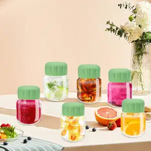 Herbruikbare Glazen Flessen Helder Kleine Schattige 300 Ml Waterflessen 10 Oz Glazen Sapflesjes Voor Kombucha