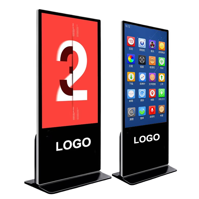 4K Smart 32 Inch Interactive Touch Screen Indoor Vertical Digital Signage Kiosk Floor Standing LCD Advertising Display Elevator