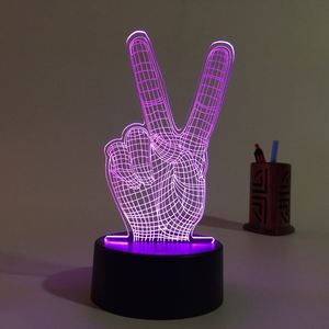 Lámpara LED 3D Decorativa para el Hogar, Luz Nocturna de <span class=keywords><strong>Unicornio</strong></span>, Ilusión 3D, Luz Multicolor, Lámpara de Escritorio con Ilusión de Holograma 3D - Product Image 4
