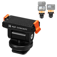 Support à griffe froide K&F Concept pour DJI Osmo Nano/Osmo Action 6, support magnétique rapide pour caméra d'action, adaptateur de trépied