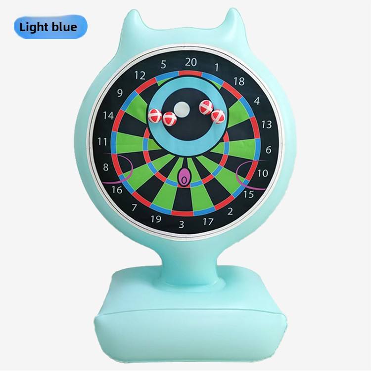 Juguete inflable de tiro - Azul claro