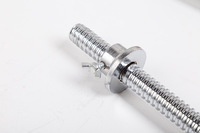 Barbell réglable 1.2 1.5 1.8 mètres avec barres droites et incurvées plaque de poids durable pour un usage domestique