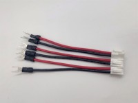 Konektor Molex 2pin 18AWG Kabel Daya Merah Hitam dengan Konektor Terminal Cincin Y Fork