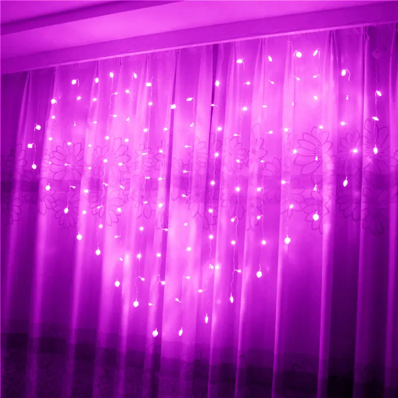 Kanlong Customizable Valentine Wedding Christmas Decorative Love LED Curtain String Lights