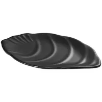 Vaisselle japonaise en mélamine Restaurant Assiettes noires en mélamine Assiette à collation en plastique Plats de cuisine Vaisselle à sushi