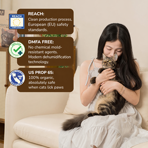 Arena para Gatos de Fibra de Coco Premium, Arena para Gatos Desechable por el Inodoro con Composición de Fibra Natural para una Fácil Eliminación de Residuos - Product Image 4