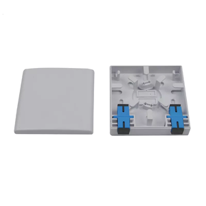 Caixa Terminal Mini FTTH 2 Portas Tipo <span class=keywords><strong>86</strong></span> Placa Frontal Caixa de Saída Montada na Parede Externa Caixa de Mesa - Product Image 4