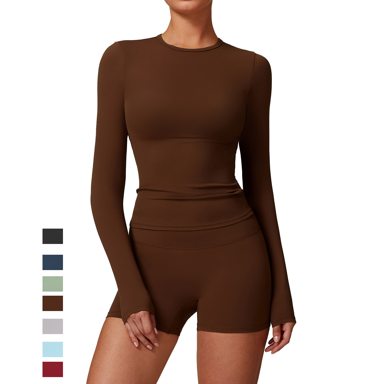Spring Long Sleeve Yoga Suit High-Intensity Fitness Wear Pilates Running Sports Long-Sleeved Women Shirts