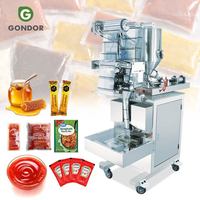 Machine de remplissage et d'emballage automatique à 4 côtés pour sachets de shampoing colorant capillaire liquide, emballage personnalisé pour sachets
