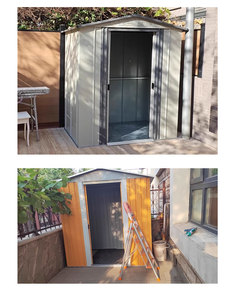 8 * 6ft công cụ đa chức năng Nhà cho Diy dự án công cụ lưu trữ và nơi trú ẩn ngoài trời lưu trữ đổ vườn nhà kho casetta giardino - Product Image 4