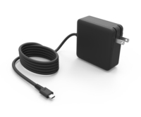 Cargador USB-C GaN de 140W con Cable Fijo, Apto para Teléfonos Inteligentes/Laptops/Otros Dispositivos Digitales, Diseño Compacto