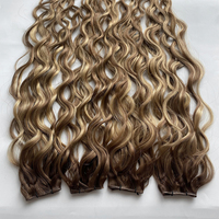 Extensions de cheveux fines et invisibles Genius Weft, 100% cheveux humains provenant d'un seul donneur